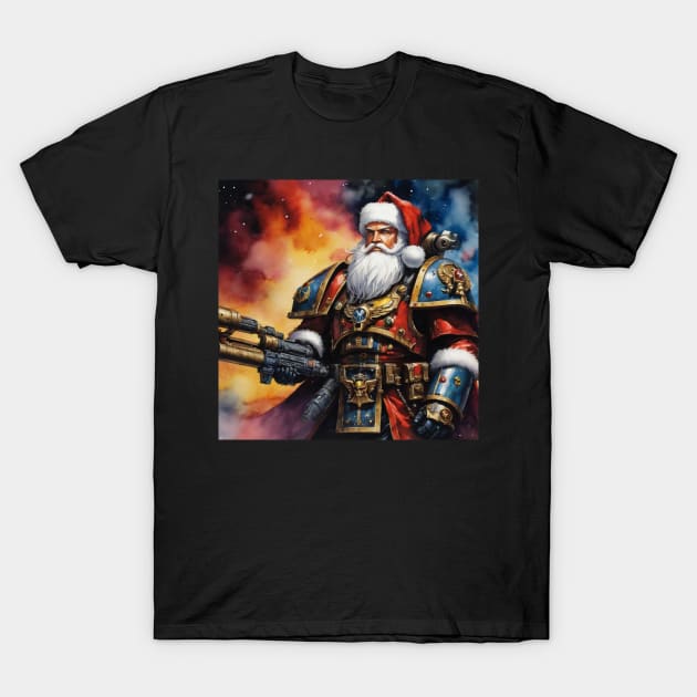 40k Santa Claws T-Shirt by Psychosis Media